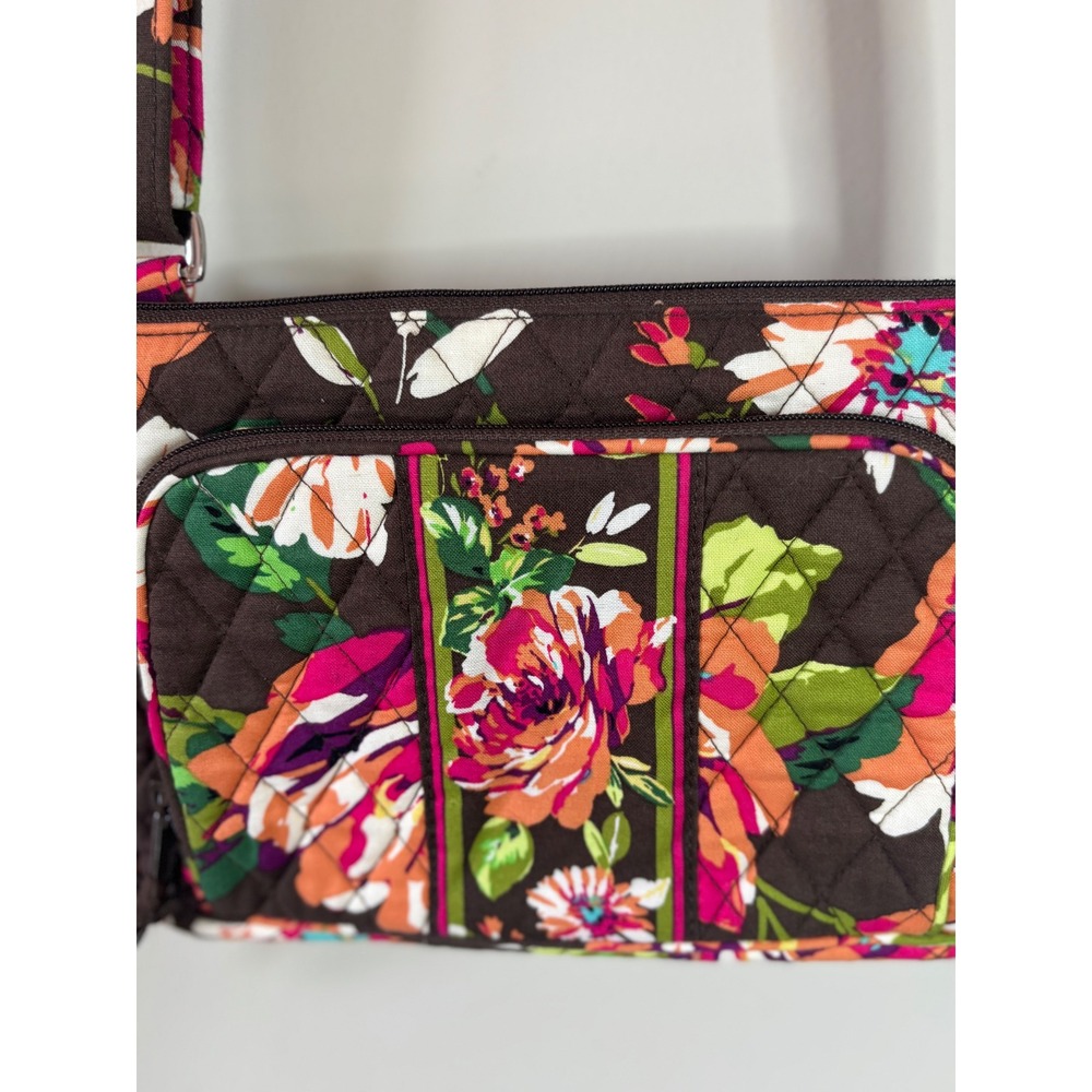 Vera Bradley Retired English Rose Little Hipster Color Adjustable Stap - Picture 2 of 7
